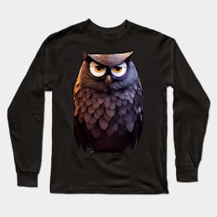 The Great Horn Owl Long Sleeve T-Shirt